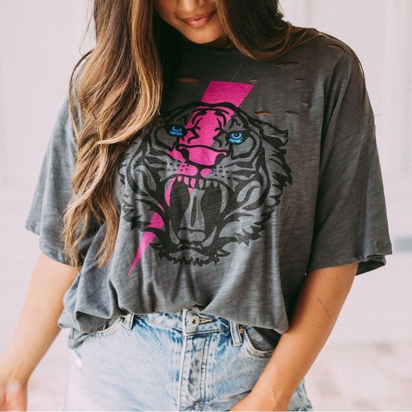 These Three Distressed Tee - Picture 2 of 9